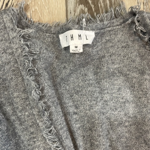 THML Grey and Leopard Cardigan - Picture 2 of 4